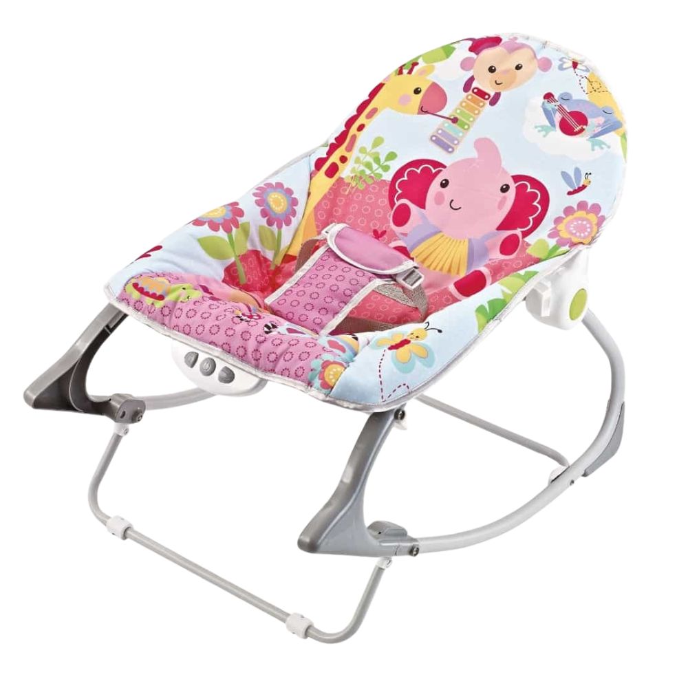 Imagen 1 del producto Mecedora Babycam para bebé recién nacido me cuidan, vibradora, musical, rosado